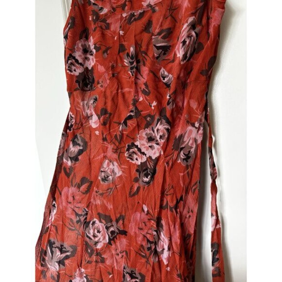 Realisation The Lila Dress in Rose 100% Silk Size Small Slip Dress Feminine - Picture 7 of 13